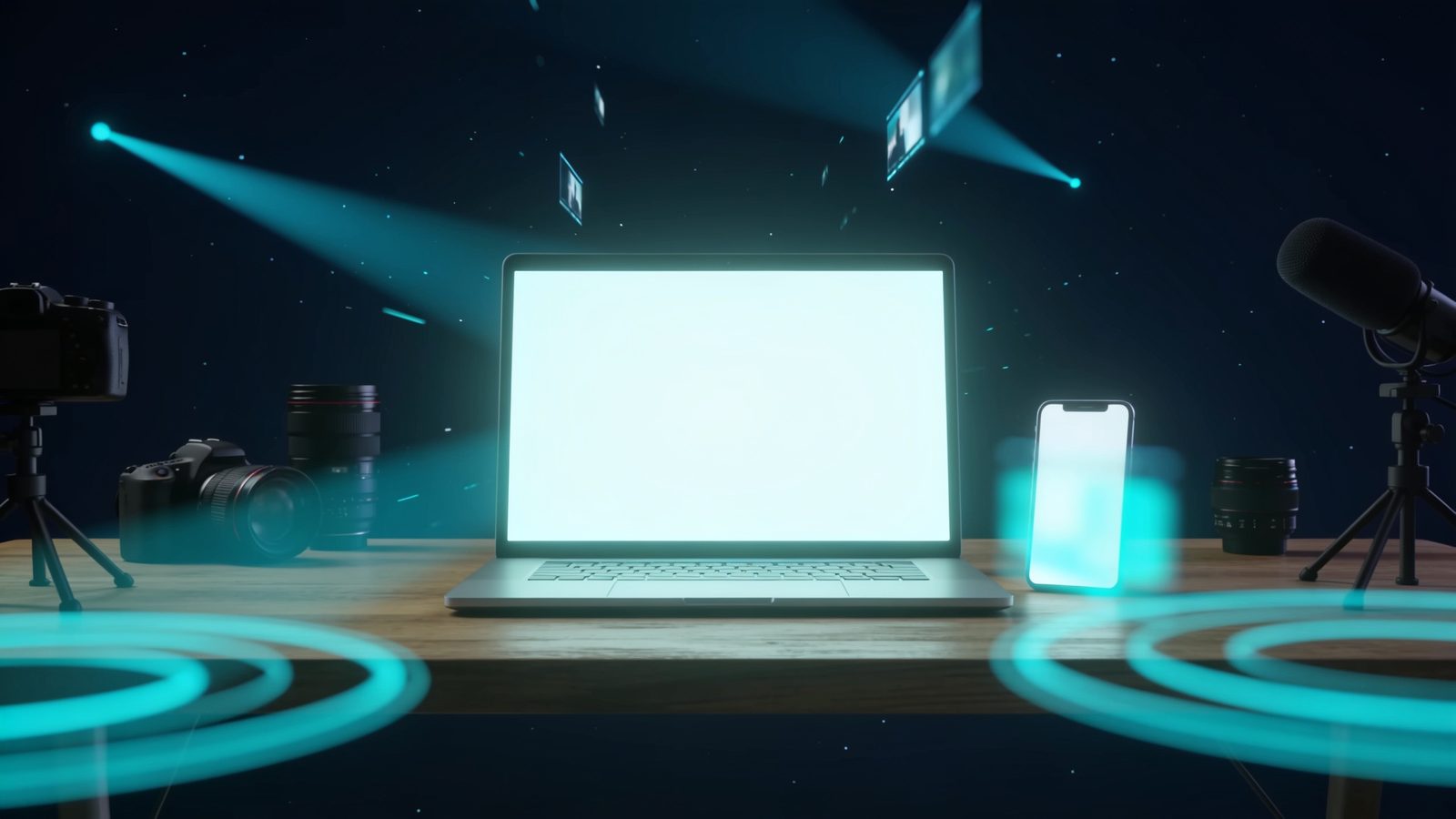 فيديو المتحدث الرسمي بدون توظيف أي شخص أمام الكاميرا
